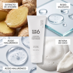 Limpiador hidratante facial 150ml Ginger6