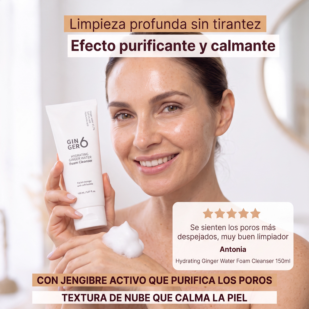 Limpiador hidratante facial 150ml Ginger6